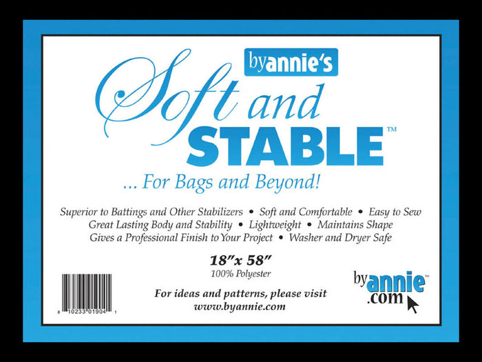 by Annie Soft and Stable Black 18" x 58"