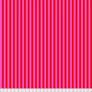Tula Pink Tent Stripes - Peony - Half Yard