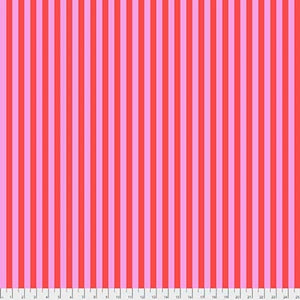 Tula Pink Tent Stripes - Poppy - Half Yard