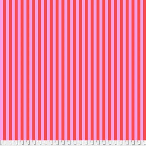 Tula Pink Tent Stripes - Poppy - Half Yard