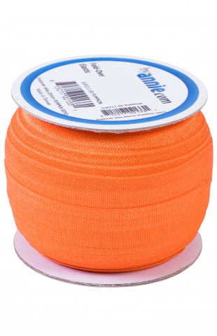 by Annie Fold-Over Elastic in Pumpkin