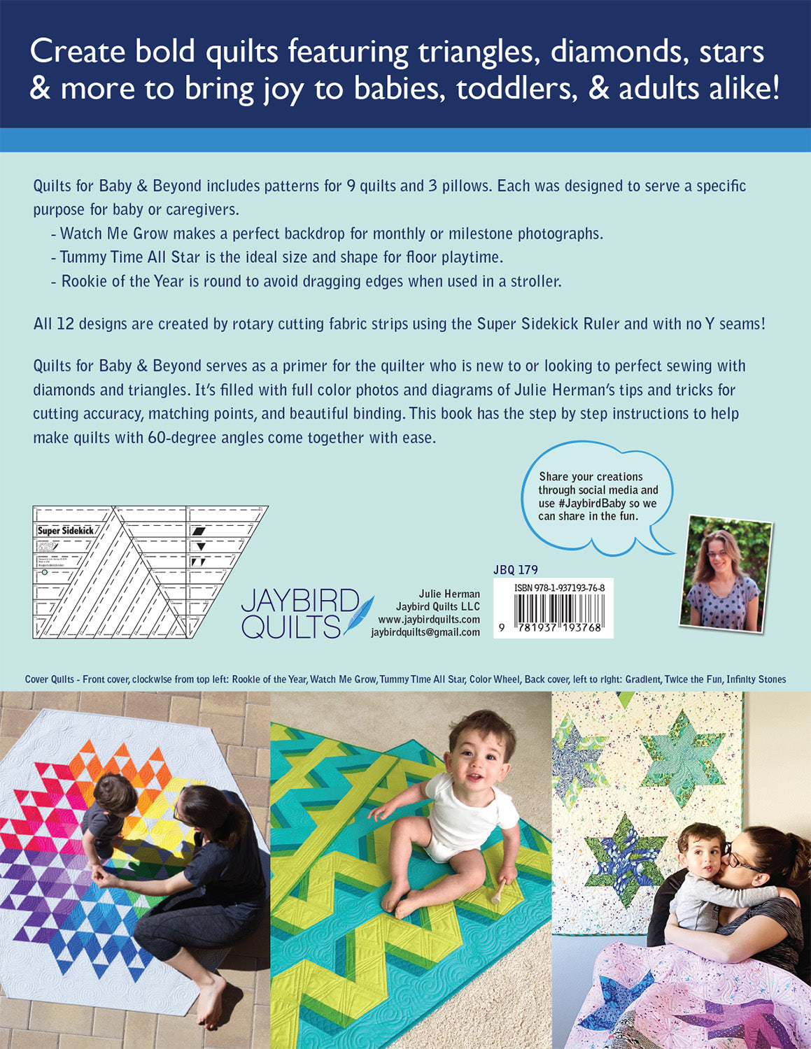 8 NEW Bold Quilt Patterns - New Book! 