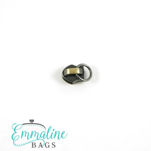 Emmaline Zipper Sliders With Ring - SIZE 3