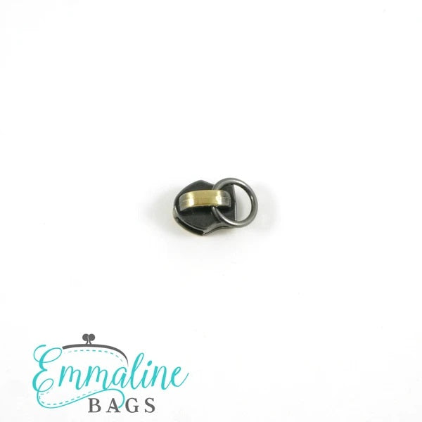 Emmaline Zipper Sliders With Ring - SIZE 5