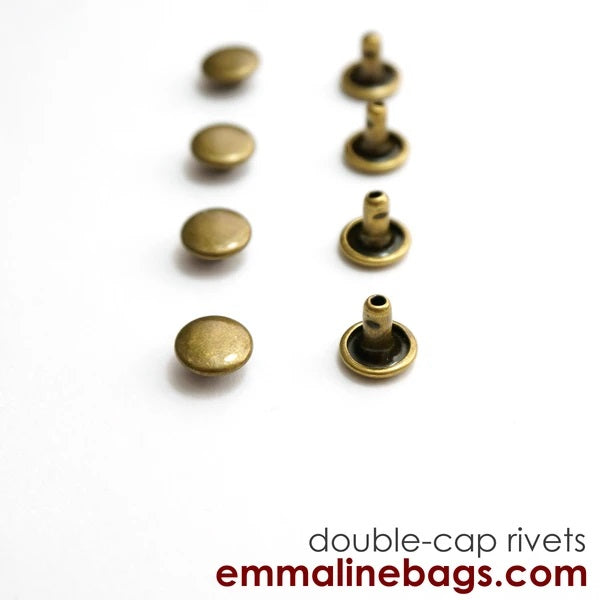 Emmaline Double Cap Rivets - Small – Threaded Lines
