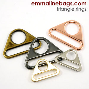 Emmaline Triangle Rings - 1"