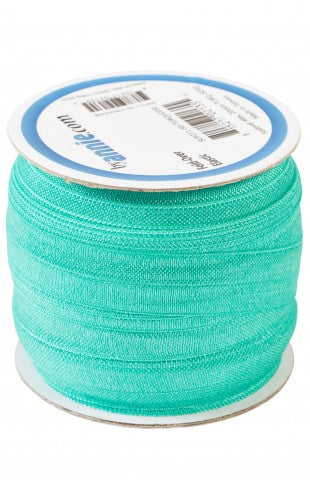 by Annie Fold-Over Elastic in Turquoise