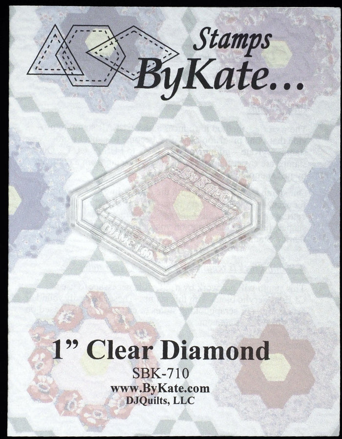 Stamps by Kate - 1" Diamond Acrylic Stamp