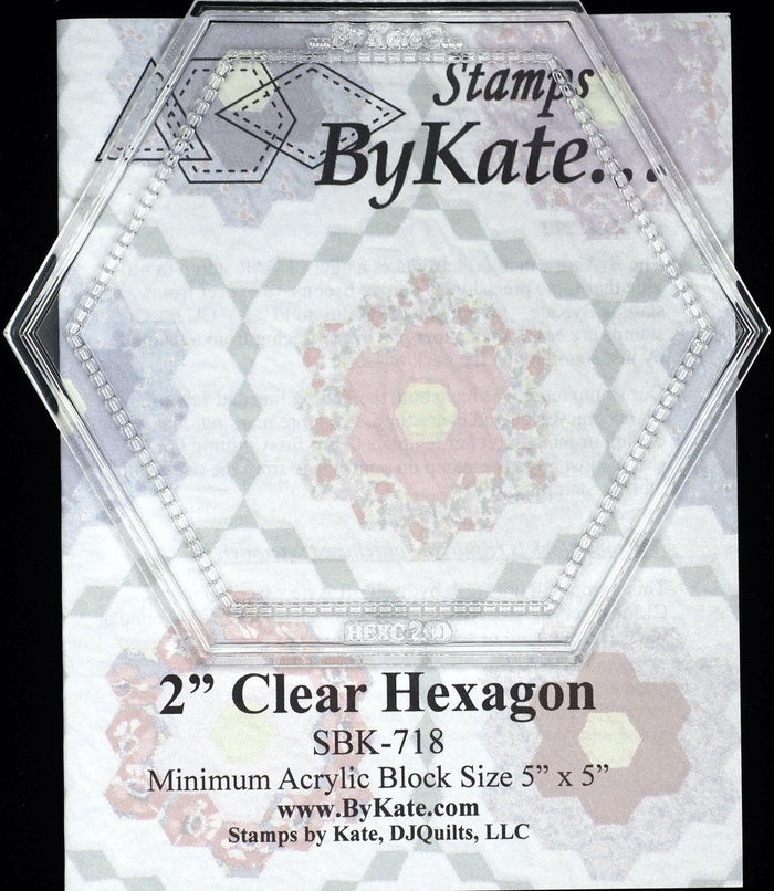 Stamps by Kate - 2" Hexagon Acrylic Stamp