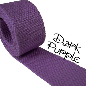 Cotton Webbing - Dark Purple