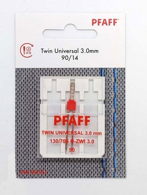 Pfaff - Twin Universal Needles 3.0mm 90/14